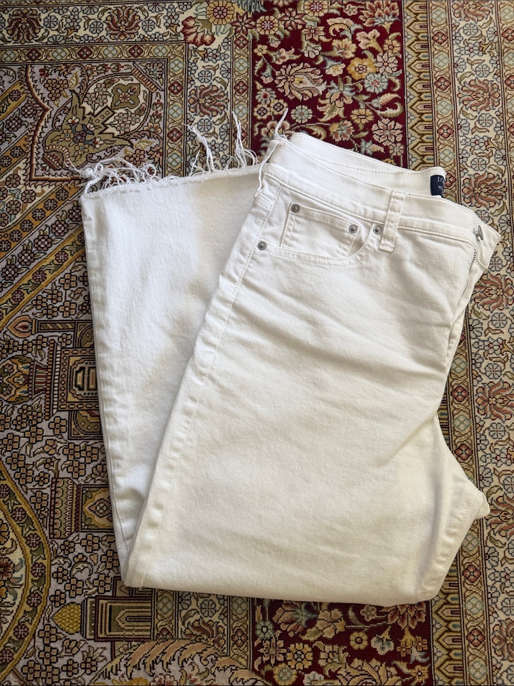 J Crew Women’s Wide-Leg Crop Jeans